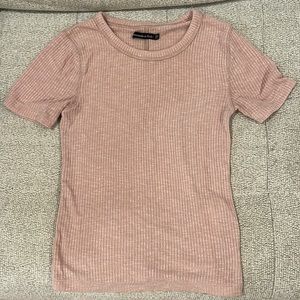Abercrombie pink baby tee